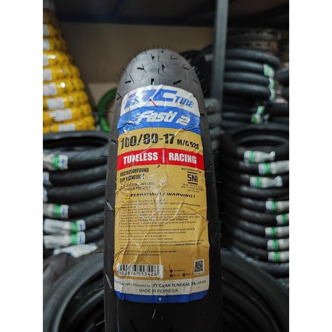 Ban Irc 100/80-17 Fasti 2 Tubeless