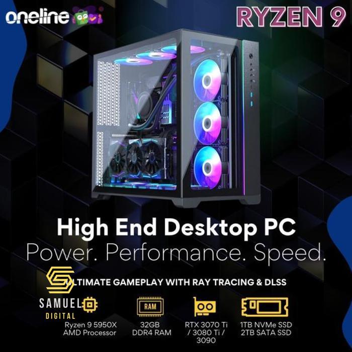 PC Rakitan Komputer | AMD Ryzen 9 5950X / RTX 3070 Ti / 3080 Ti / 3090 - SAMUEL DIGITAL 90
