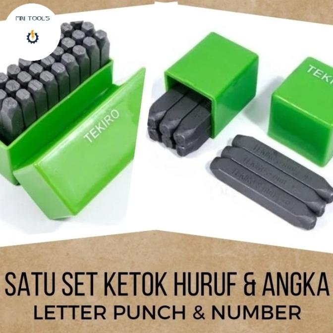 

Satu Set Alat Ketok Nomor Angka dan Huruf Mesin 10 MM Letter Punch Sale!!
