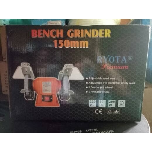 Mesin Gerinda Duduk Bench Grinder Ryota 6'150mm