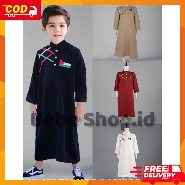 Gamis Bovah Cowok Ghamis Koko Panjang Tk Sd Smp Pakean Kids Bju Pengajian Gamis Jubahh Import Premiu