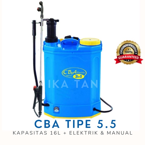Promo Tangki Sprayer Alat Semprot Elektrik Dan Manual 2In1 Cba 16 L Type 5.5