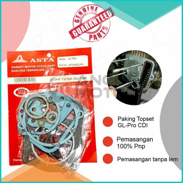 Paking Top Set GL Pro CDI Packing Topset Gasket Blok Silinder Head 16n