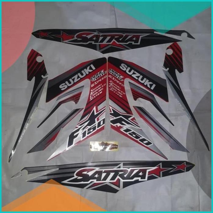 Striping Satria FU 2014 Merah Hitam Ori 16novz3 parts