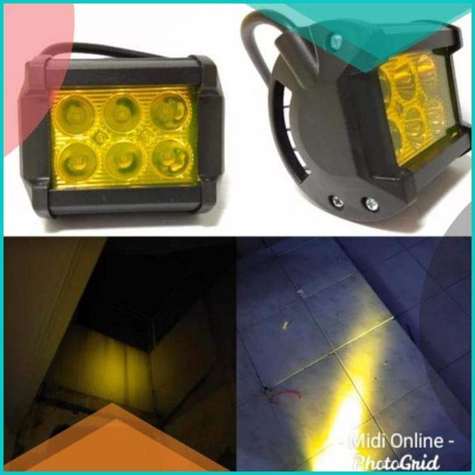 Lampu Tembak Sorot 6 Mata - Lampu Tembak Led 6 Mata - Lampu Led Kabut
