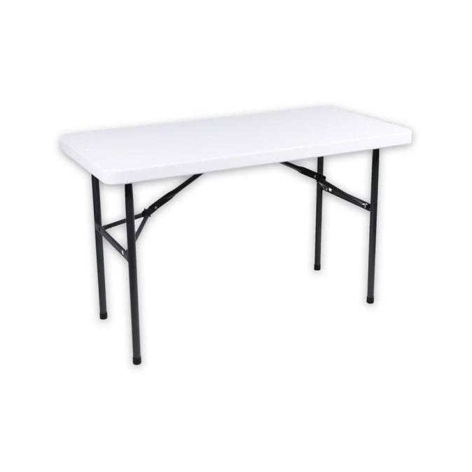 Termurah Krisbow Meja Makan Lipat Persegi Panjang - Putih Lionastuff