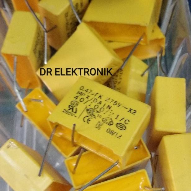 Kapasitor kotak MKM MKP 0,47uf 0,47 uf 275v 275 volt 275volt Capasitor dre3 Ayo Beli