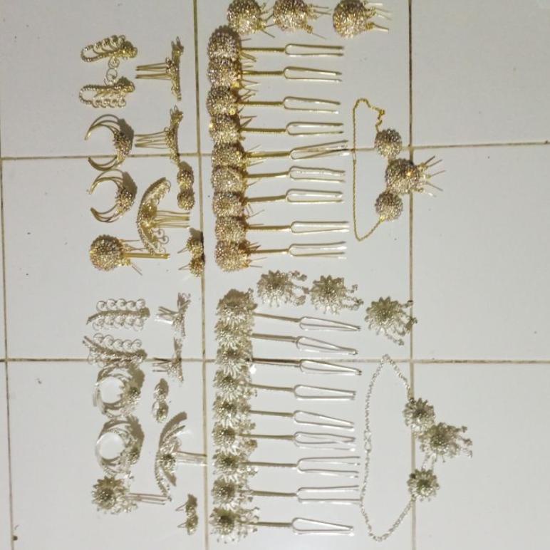 New Set lengkap aksesoris pengantin jawa tengah modern murah aksesoris manten aksesoris ageng