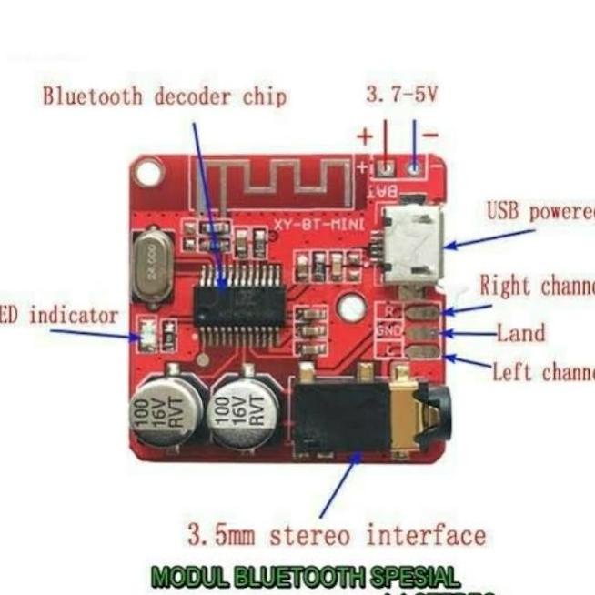 Restock Xy-Bt Mini Modul Bluetooth 4.1 Audio Receiver Board