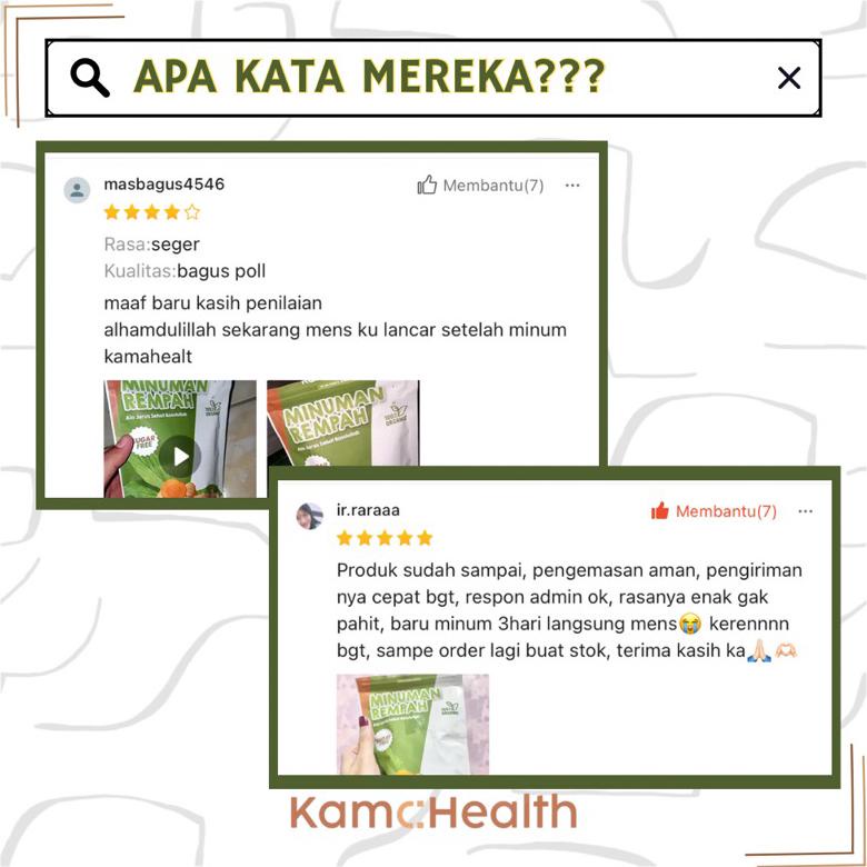 

Best! Kama Health Minuman Rempah