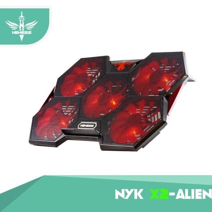 NYK Nemesis Cooling Pad Alien X-2 coolingpad NYK 5 fan LED original X2