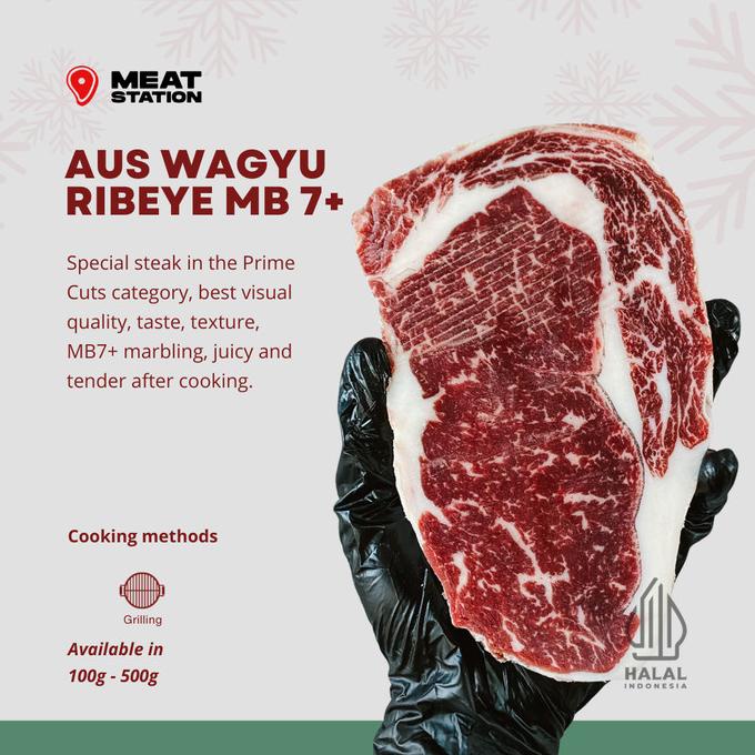 

Aus Wagyu Ribeye Mb 7+ / Beef Steak / Beef Import Lulla.Olstore