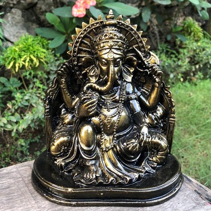 PATUNG GANESHA 15 CM/PATUNG GANESA/PATUNG DEWA GANESHA/PATUNG DEWA DEWI/PATUNG GANESHA RESIN