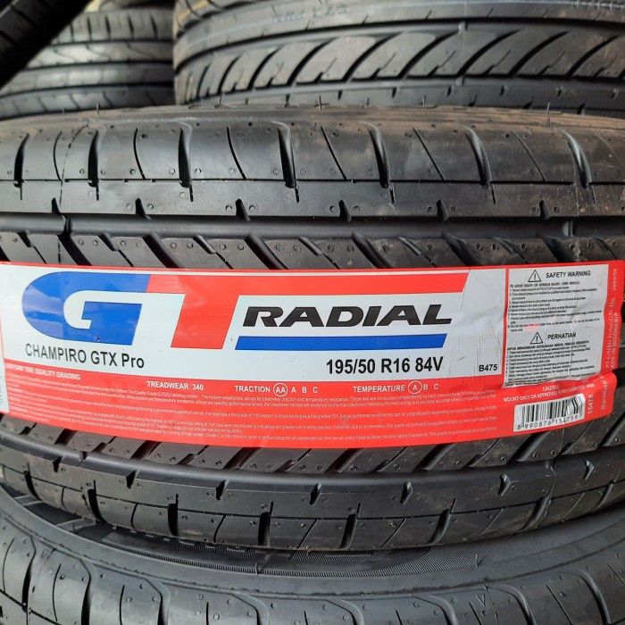 Ban GT Radial GTX Pro 195/50/R16 Yaris Sienta