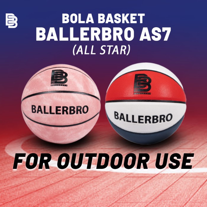 Diskon Bola Basket Ballerbro As7 Bola Basket Outdoor Bola Basket Size 7