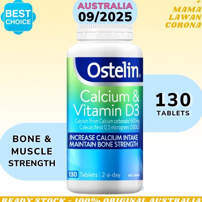 PROMO OSTELIN Calcium & Vitamin D3 130 300 Tablets OSTELIN D3 CAL DK2 60