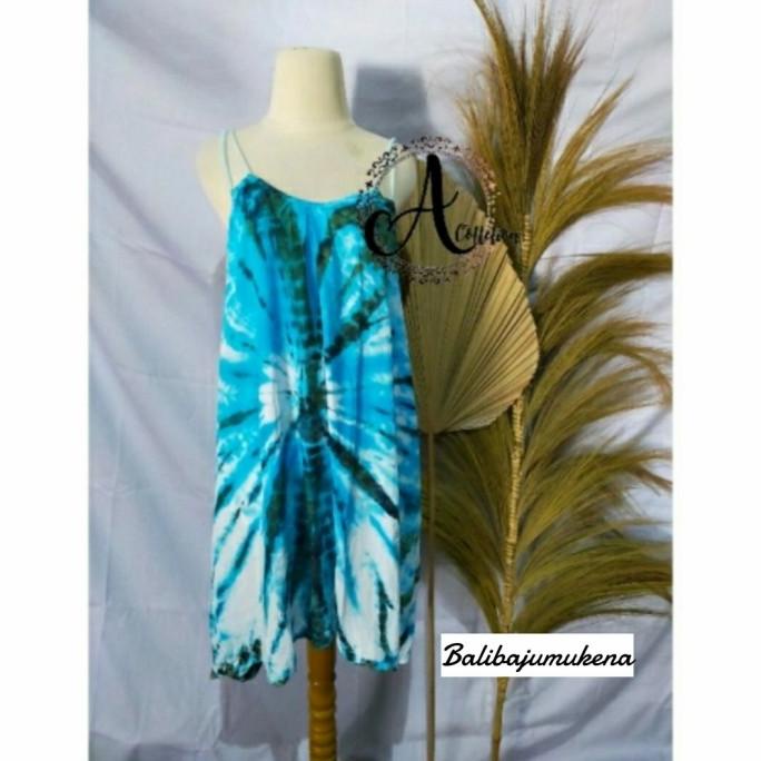 ED311 DASTER SINGLET TIEDYE RAYON BALI TALI JUMBO/BAJU TIDUR WANITA MURAH FREE ONGKIR