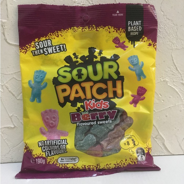 

Sour Patch Kids Berry Flavoured Sweets