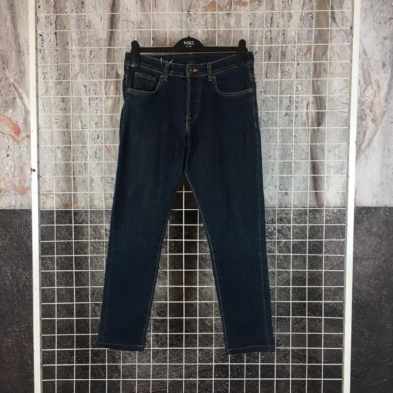 Celana Jeans Denim Fashion Branded H&M Skinny . SDA 01306 Second Bekas Preloved