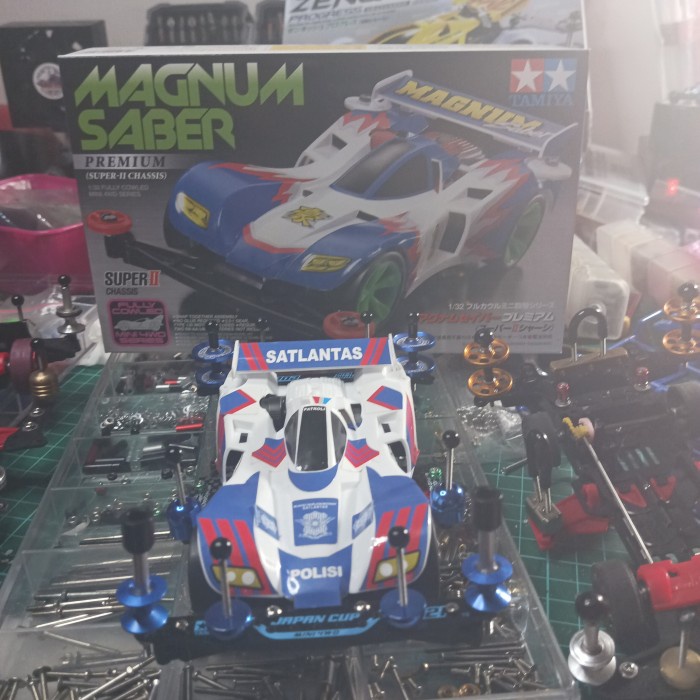TAMIYA SIDE DAMPER 70 MAGNUM SABER POLANTAS YG REPLIKA CUMA ROLLER