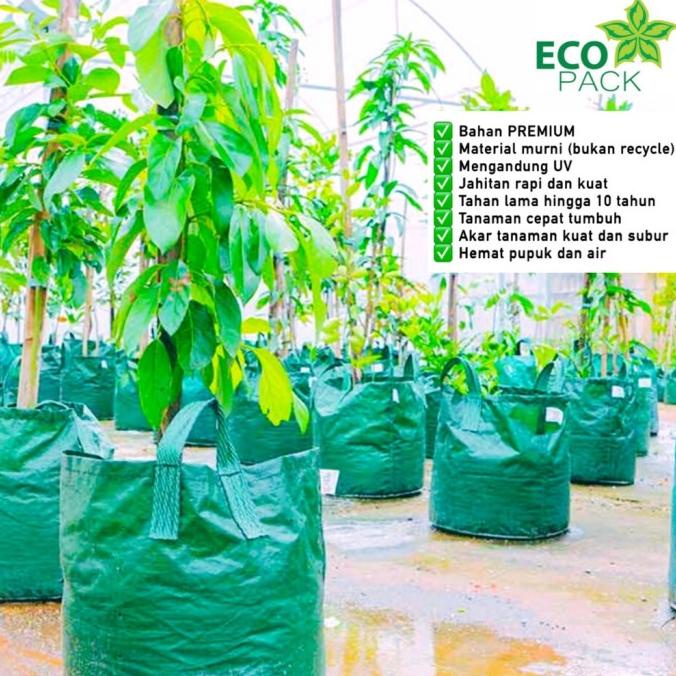 Planter Bag Eco Pack 100 Liter Grow Bag Ecopack Kualitas Premium 16nov