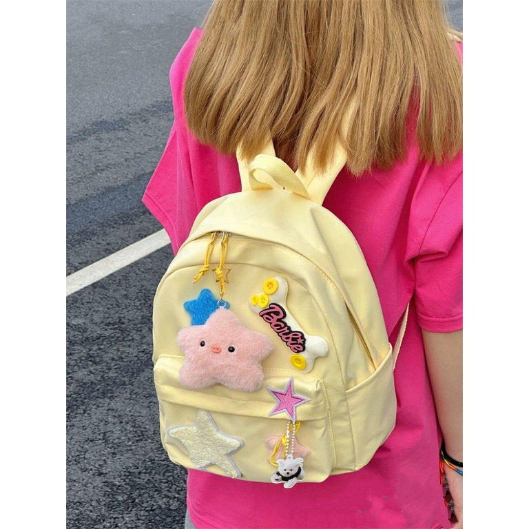 Tas sekolah kecil wanita versi Korea dari tas bahu mini yang lucu bintang siswa Jepang import fashio