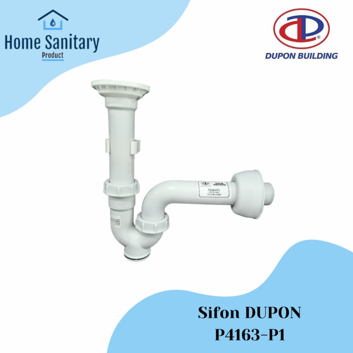 Yusan Sifon Wastafel Dupon P-4163-P1/ Afur Wastafel Dupon
