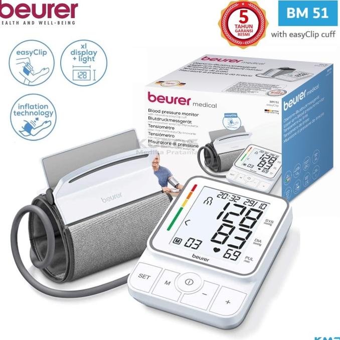 beurer BM-51 easyClip Tensimeter Digital Alat Tensi Darah beurer BM51