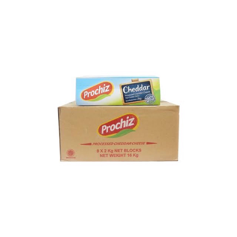 

Prochiz 2Kg - Keju Cheddar Cheese