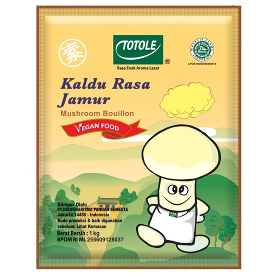 

Totole Kaldu Rasa Jamur Vegan Food 1Kg
