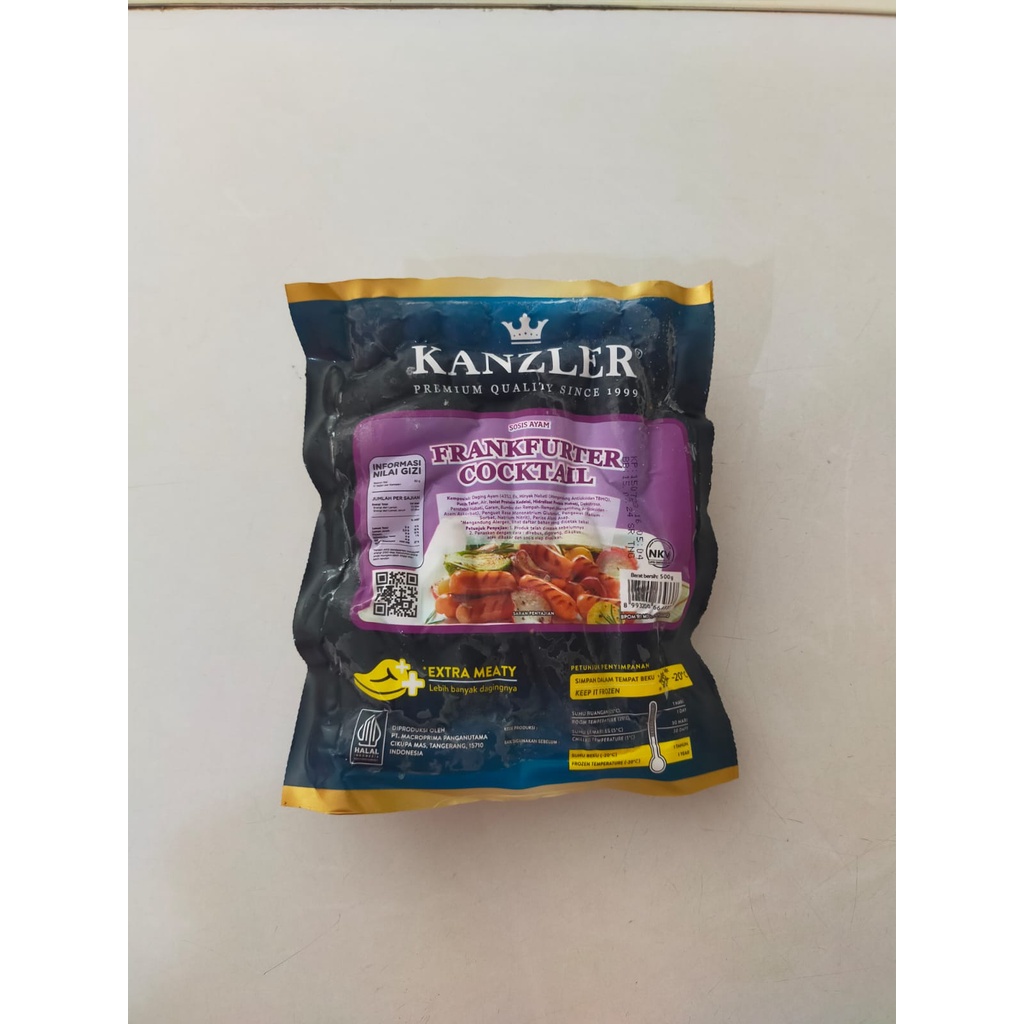 

KANZLER - SOSIS FRANKFURTER COCKTAIL 500GR