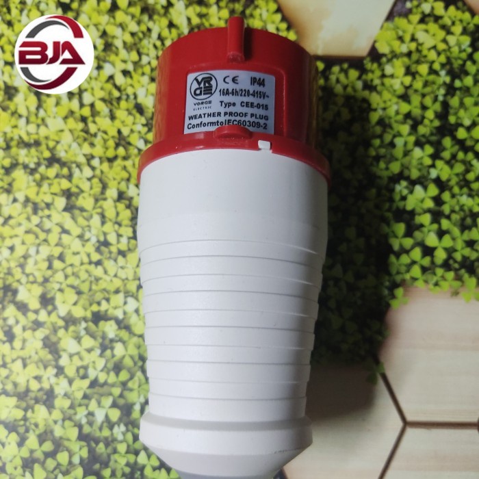[sale murah] CEE 015 5Pole 16A Industrial Plug Mounting Steker Genset 5kaki 5 kaki TERMURAH