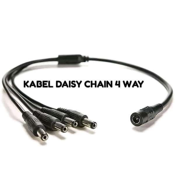 Terbaru Kabel Daisy Chain Konektor Power Supply Efek Gitar