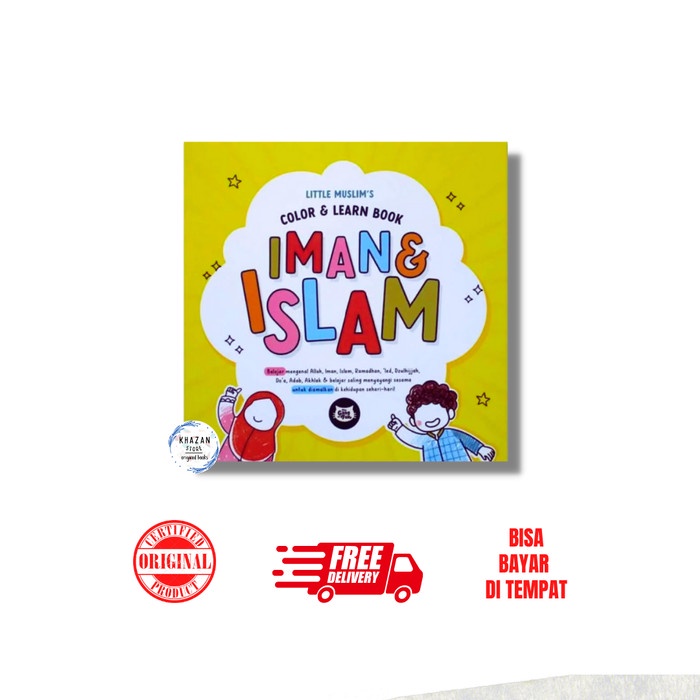 

[SALE MURAH] Little Muslim's Color & Learn Book - Iman & Islam dari TGOF HEMAT