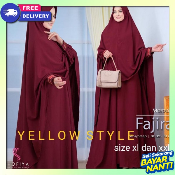 Baju Wanita Muslimah Gamis Lebaran Wanita Terbaru Set Gamus Murah Hijab Dress Kondangan Set Khimar G