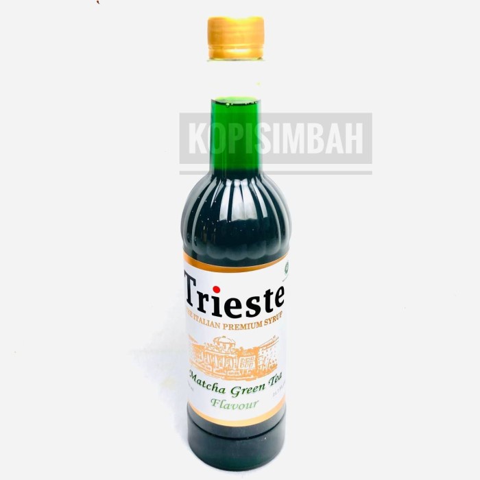 

*#*#*#] Trieste syrup rasa Matcha Green Tea Minuman Sirup Kopi Premium Italia