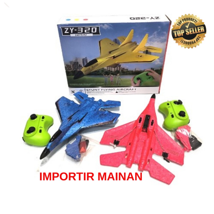 Zy320 Zy-320 Pesawat Rc Epp Foam Mainan Remote Control Rc Plane Rtf