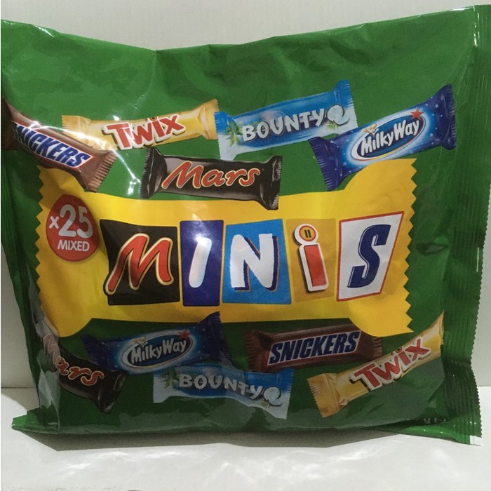 

Minis 25 Mixed Chocolate