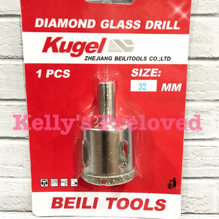 

Kugel Hole Saw Kaca 32Mm - Mata Bor Holesaw Kaca 32 Mm Original !!!