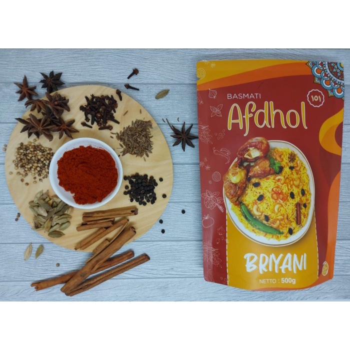 

Afdhol Basmati Afdol Afdhol 151 & Bumbu Kemasan 500Gram