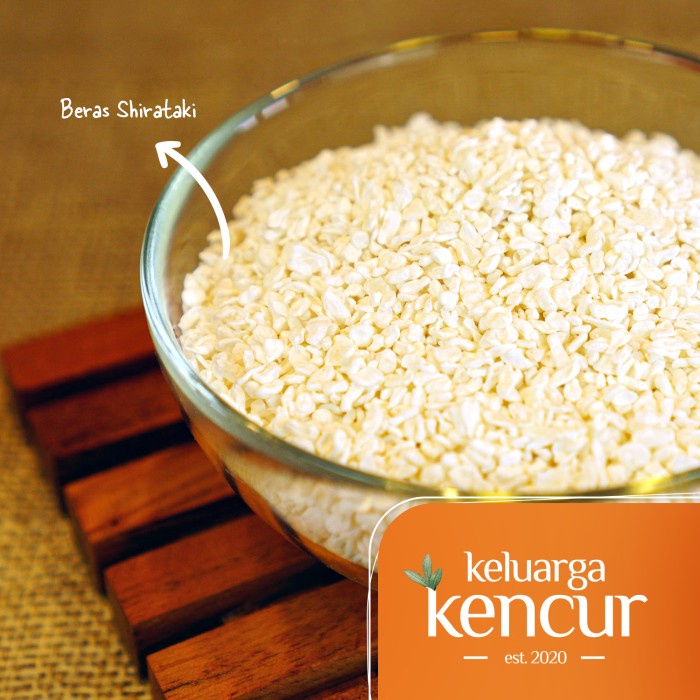 

Shirataki Rice/ Konnyaku/ Diet Keluarga Kencur 300Gr