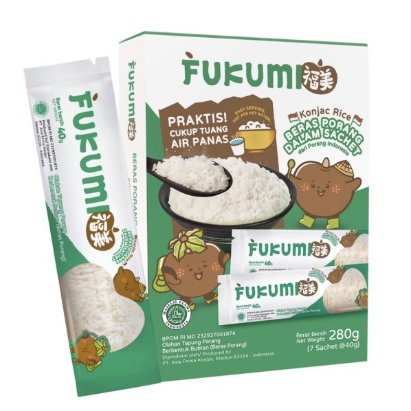 

Fukumi Porang Dalam Sachet 280Gr