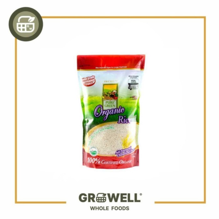 

Pure Organik Long Grain 1Kg