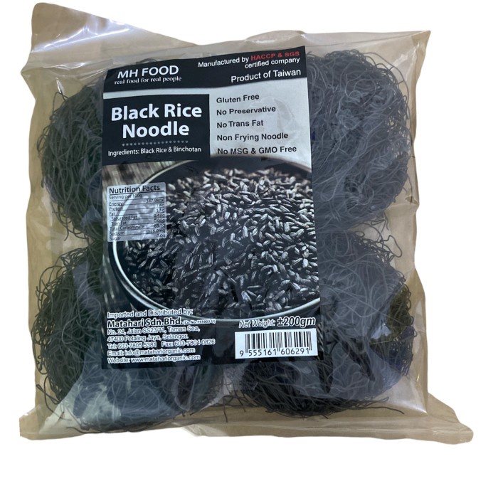 

Mh Food Black Gluten Free Rice Noodle / Bihun Hitam