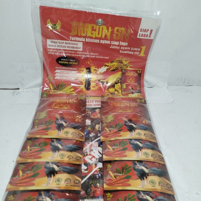 

DRAGON SN jamu jago tradisional 1 lembar