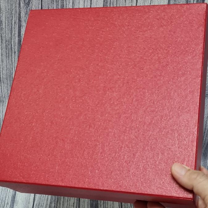 box polos 25x25x10cm kotak kue hard box