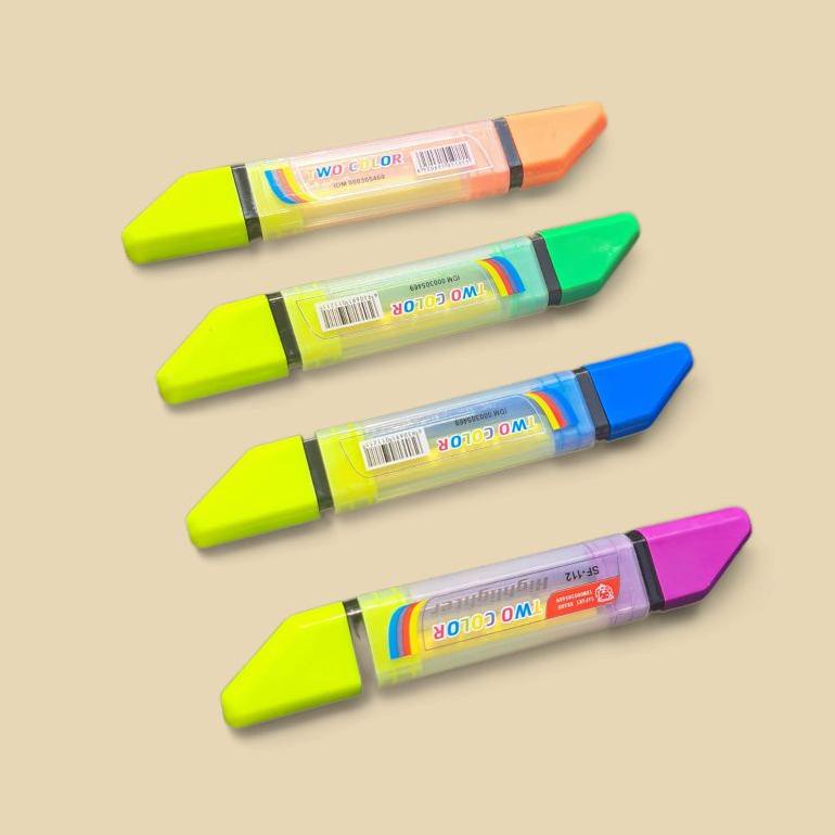 

Stabilo Penanda Highlighter Pen merk Safari 2 Warna (1pcs / Satuan)