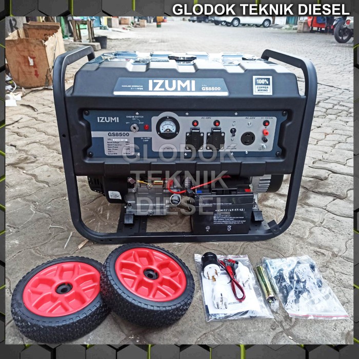 IZUMI GENSET BENSIN 7000 WATT W ( GENERATOR LISTRIK ) GS-8500