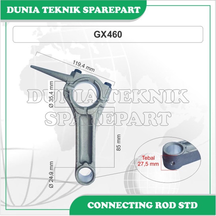 CONNECTING ROD STD / CONROD /STANG SEHER GX460
