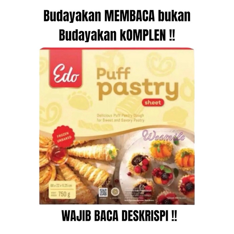 

Edo Puff Pastry Sheet 750Gram